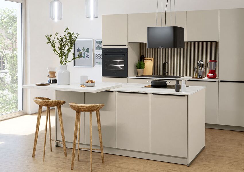 Küche mit Kochinsel